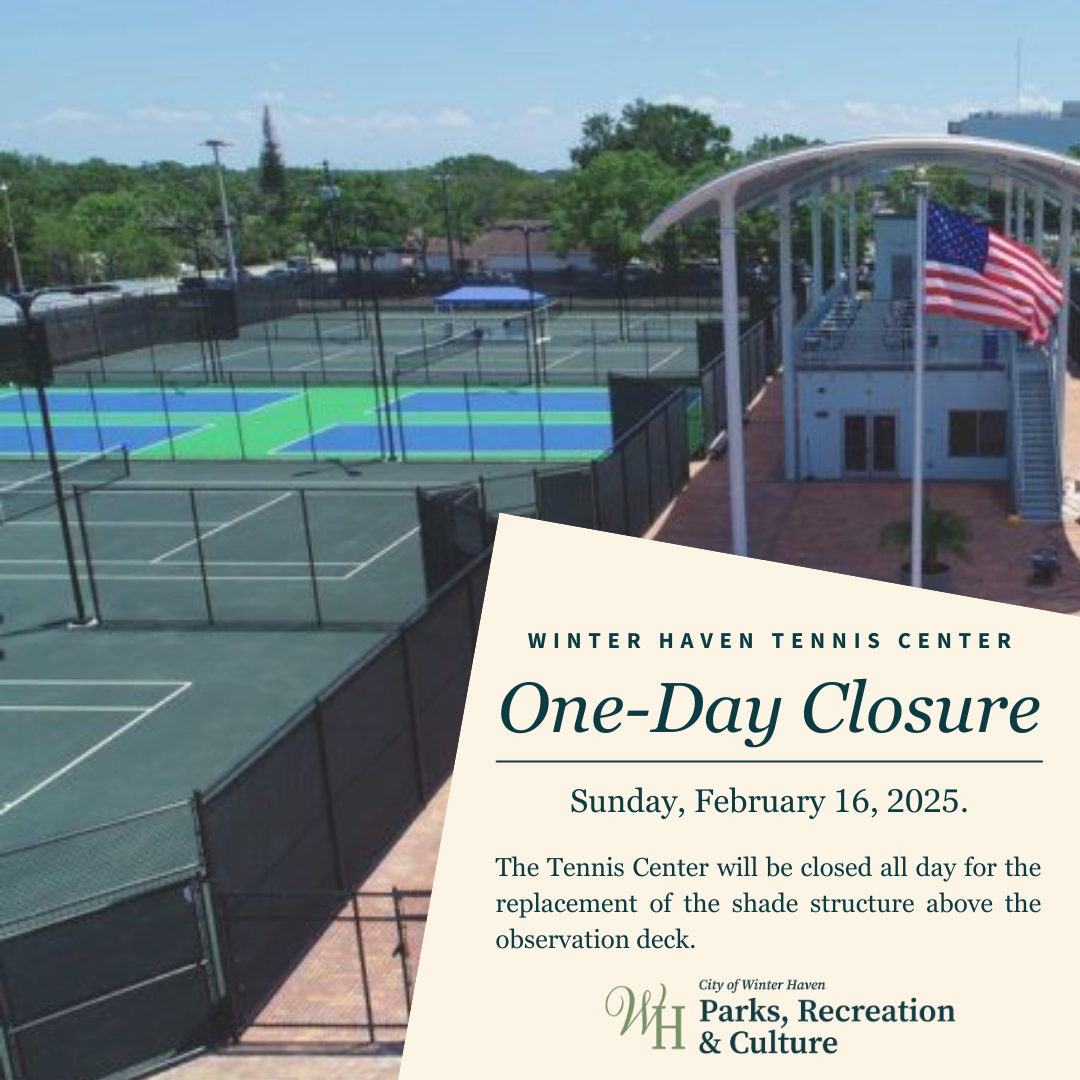 Tennis Center Closure  (1)