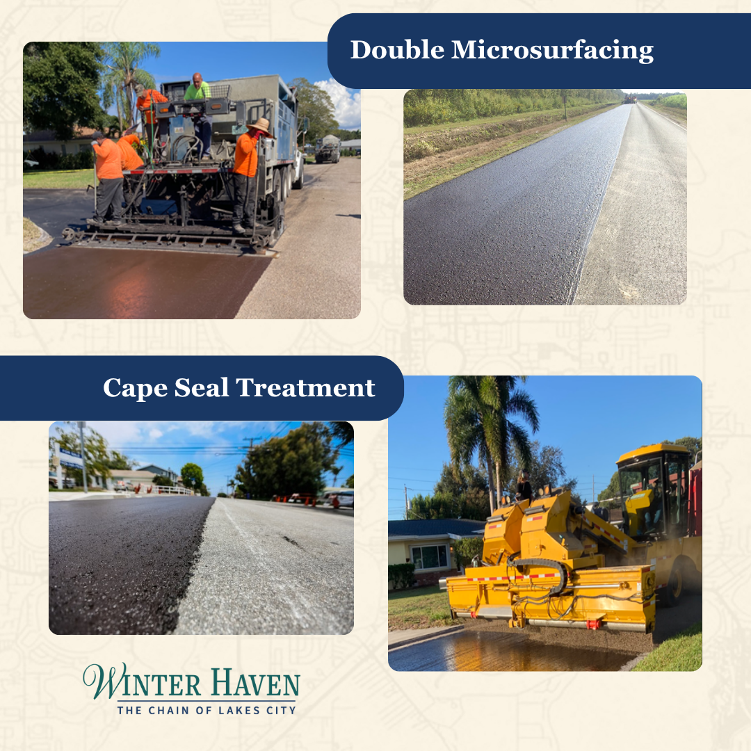 Double Microsurfacing and Cape Seal images