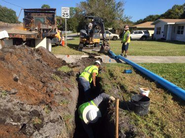 November 2015 - Employees Working in a Ditch