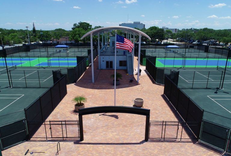 Tennis Center Entrance