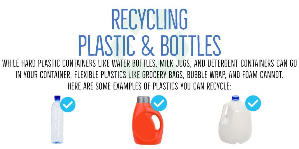 Recycling plastic and bottles