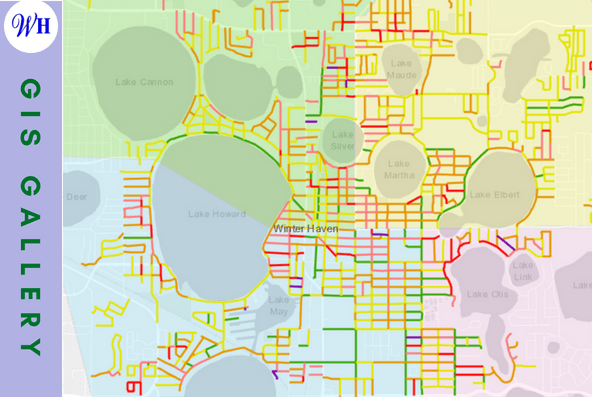 Winter Haven Pavement Conditions Map Opens in new window